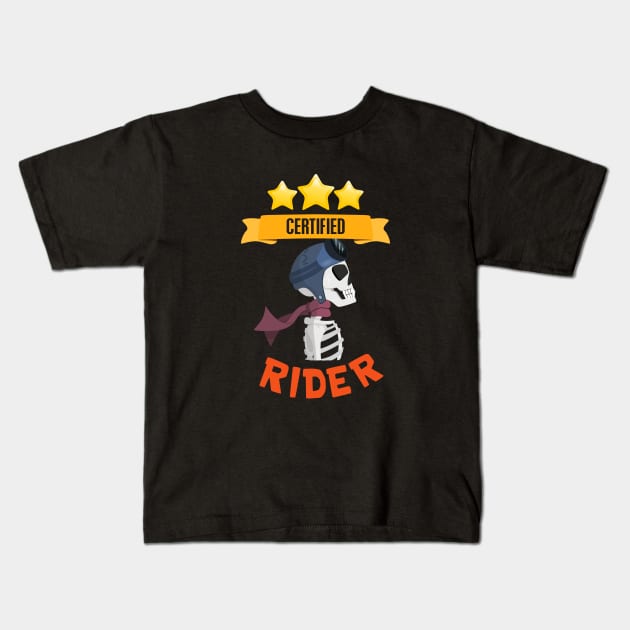 Certified Rider Kids T-Shirt by Marshallpro